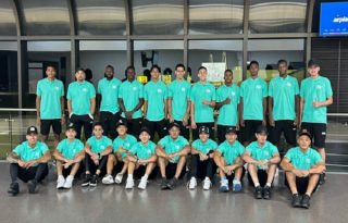 Equipo de Envigado Margos en Panamá. Foto:Cortesía