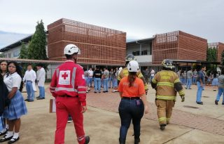 El director regional del Sinaproc en Herrera, Moisés Tristán, señaló que el ejercicio permitió identificar algunos aspectos que deben ser mejorados. Foto. Thays Domínguez