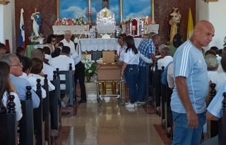 Sepelio de Selinda Córdoba. Foto: Thays Domínguez