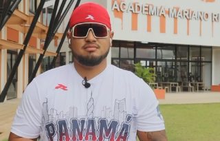 Jaime Barría, lanzadotr del equipo de Panamá. Foto: Fedebeis