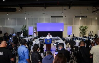 El presidente José Raúl Mulino hizo referencia en los avances que registra el Instituto de Mercadeo Agropecuario (IMA) para la apertura de nuevas Tiendas del Pueblo. Foto. Cortesía. Presidencia