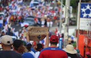 Los docentes participaron en una huelga de 82 días contra la Ley 462 de la CSS. Foto. Eric Montenegro