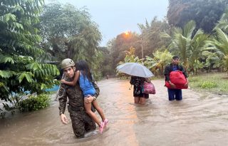 Los afectados se encuentran en un albergue. Foto. Cortesía. Senafront