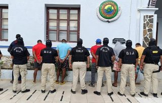 Se aprehendieron a 11 miembros, entre estos a alias