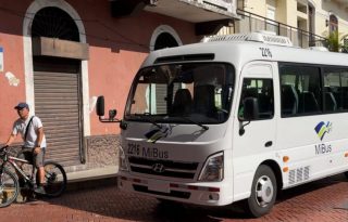 Buses medianos de MiBus. Foto: Cortesía