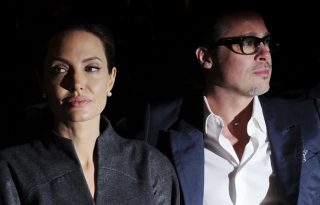 Brad Pitt y  Angelina Jolie. Foto: EFE / EPA / Facundo Arrizabalaga