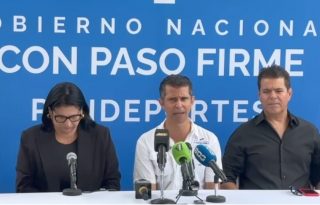 Pandeportes realizó este domingo una conferencia de prensa. Foto: Cortesía
