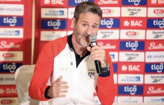 Thomas Christiansen, técnico de Panamá. Foto:EFE