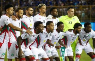 Equipo de Surinam. Foto: EFE