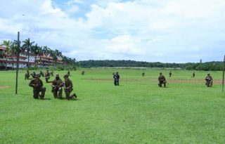  Aeronaval durante la culminación del último entrenamiento, el pasado 22 de octubre. Foto: Cortesía