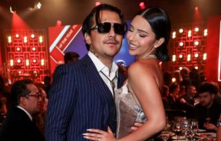 Christian Nodal y Ángela Aguilar. Foto: Instagram / Latin Grammy