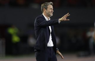 Thomas Christiansen siempre confió en el equipo. Foto: EFE