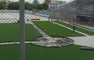 Trabajos en el Mariano Bula Foto: Diómedes Sánchez S.