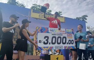 Jorge Castelblanco se impuso en los 42 kilómetros. Foto: Jaime Chávez