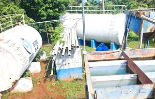 Una vez culminado este proceso y obtenidos resultados satisfactorios, el Idaan dará la orden de restablecer el consumo de agua proveniente de la planta potabilizadora que abastece a Llano de Piedra.Foto. Thays Domínguez.