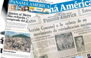 Portadas de Panamá América. Foto: Archivo