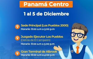 En Panamá Centro, la jornada será toda la semana; en algunas oficinas regionales solo lunes y mates. Imagen: Cortesía ATTT