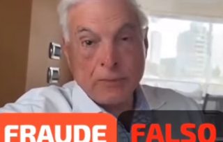 El expresidente Ricardo Martinelli alertó que el video es falso.