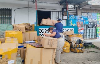 Toda la mercancía confiscada fue trasladada a la sede de Aduanas en la ciudad capital. Foto: Eric Montenegro