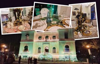 'La elegancia de la Navidad, puesta en la mesa'. Fotos: Belys Toribio