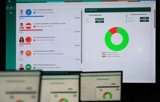 Conteo de votos. Foto: EFE