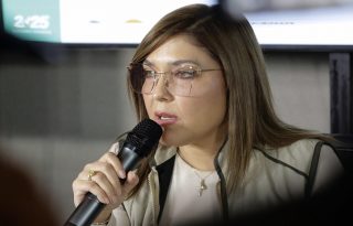 La consejera presidenta del Consejo Nacional Electoral (CNE) de Honduras, Ana Paola Hall. Foto: EFE