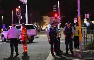 Policía en el escenario del tiroteo registrado este domingo en Sídney. Foto: EFE/EPA/Mick Tsikas