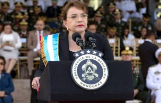 La presidenta de Honduras Xiomara Castro. Foto: EFE