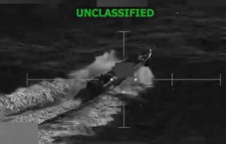 Ataque contra narco-lancha en el Pacífico Oriental. 