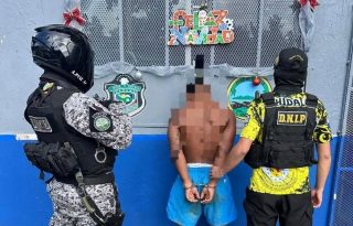 El operativo de las autoridades se concentró en concentró en el sector C de la comunidad de Villa Guadalupe (Cativá). Foto. Cortesía Policia Nacional