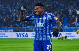 César Blackman, anotó el gol del triunfo del Bratislava. Foto: Instagram