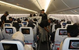 Vuelo de repatriación. Foto: Archivo