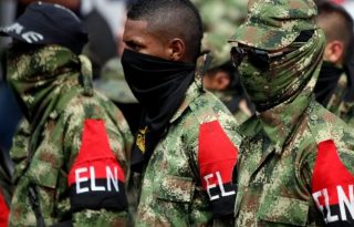 Integrantes de la guerrilla ELN. Foto: EFE