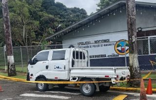 Funcionarios de la ACP, verificó el material hurtado y se informó que se presentará la denuncia correspondiente. Foto. Diómedes Sánchez