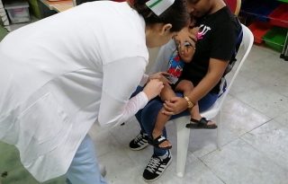 Los niños son vulnerables y presentan más riesgos si contraen influenza. Foto: Cortesía Región de Salud de San Miguelito