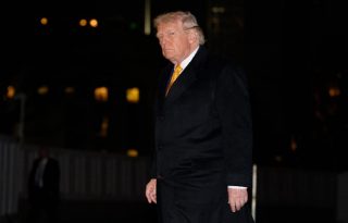 Donald Trump regresó a la Casa Blanca este domingo. Foto: EFE