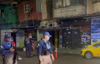 En medio de los operativos, las autoridades ubicaron el vehículo presuntamente involucrado en el hecho de sangre en la comunidad de Alborada, corregimiento de Cativá, área de la Transístmica. Foto. Diómedes Sánchez