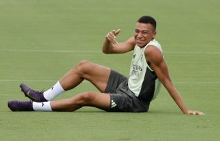 Kylian Mbappé, delantero del Real Madrid. Foto: EFE