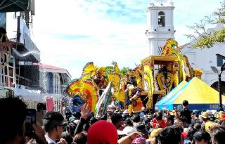 Celebración del carnaval en Las Tablas.  Thays Domínguez