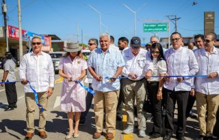 Inauguración del Intercambiador en Chitré. Foto: Cortesía