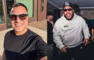 Rony Vargas y Rikiplops. Fotos: @ronyvargasv / @elefepty