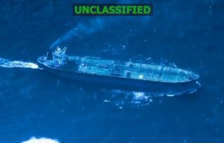 El buque Sagitta navegando en el Caribe. Foto: EFE