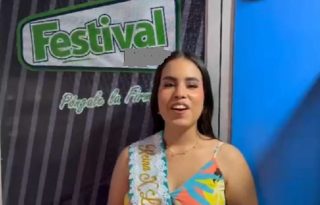 La reina de la feria, Abigail Sachs, explicó que el evento incluirá exposiciones agropecuarias, presentaciones culturales y folclóricas, muestras artesanales y espacios dedicados a la gastronomía típica de la región. Foto. Melquíades Vásquez