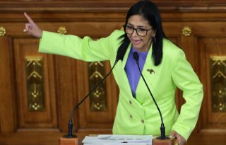 La presidenta encargada de Venezuela, Delcy Rodríguez. Foto: EFE