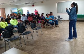 Durante el encuentro. Foto: Diomedes Sánchez