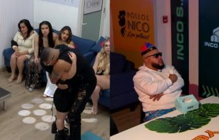 Despedida de María Vito y 'Rikiplos'. Foto: YouTube / 'Parking de Yen Video'