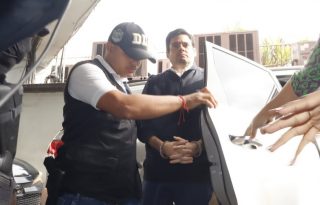 Gaby Carrizo a su llegada al SPA