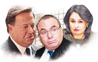 Juan Carlos Varela, Rolando López y Kenia Porcell.