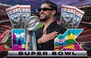 Bad Bunny en el Super Bowl. Foto: https://chatgpt.com/