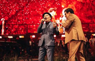 Rubén Blades y Bad Bunny. Foto: Eric Rojas